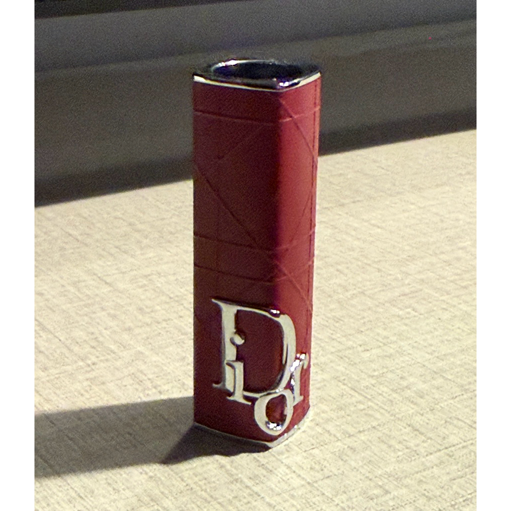 PRELOVED dior addict lipstick case brick cannage
