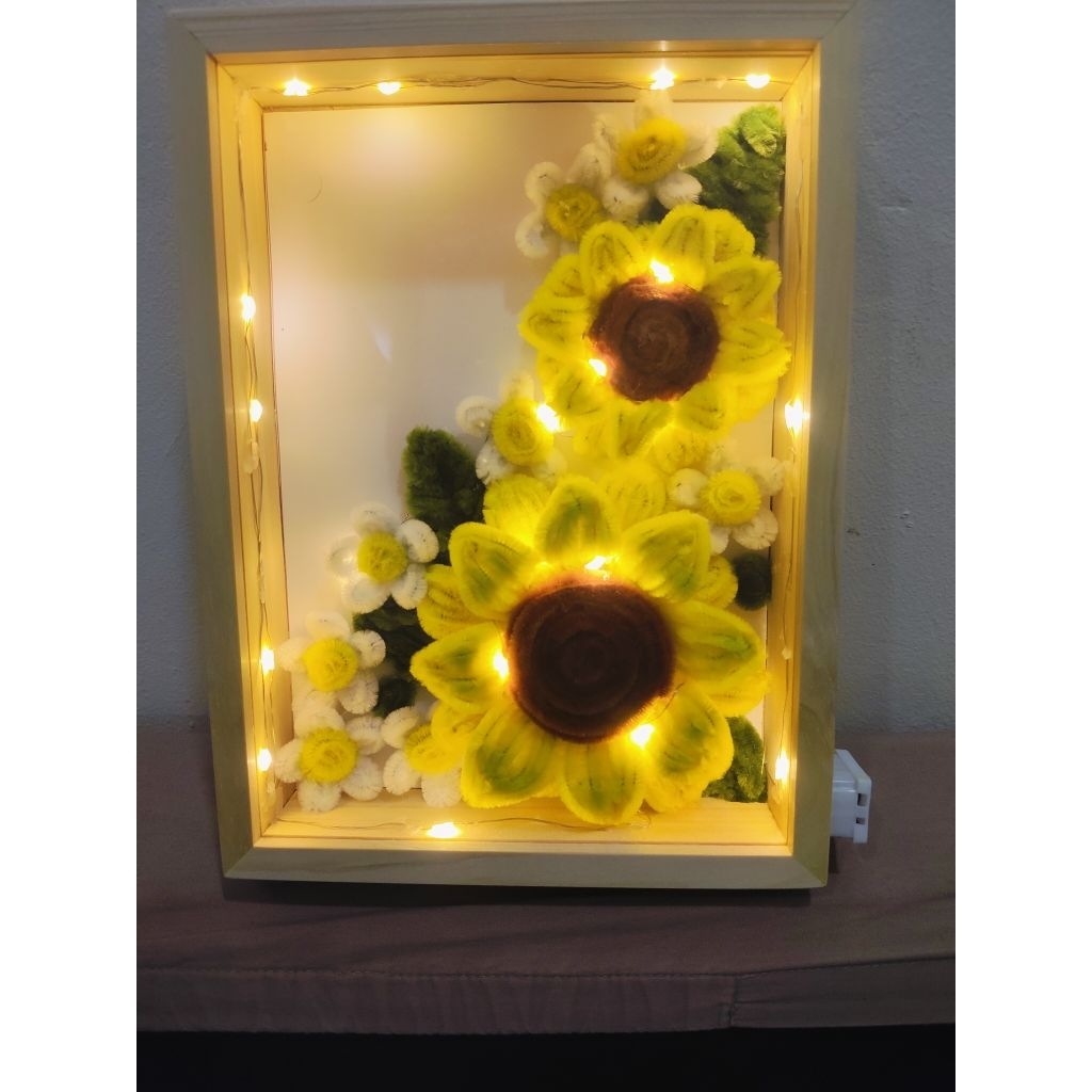 Frame Kolase Foto 3D LED - Cetak Polaroid, Edit Kolase Love, Kado Viral Unik