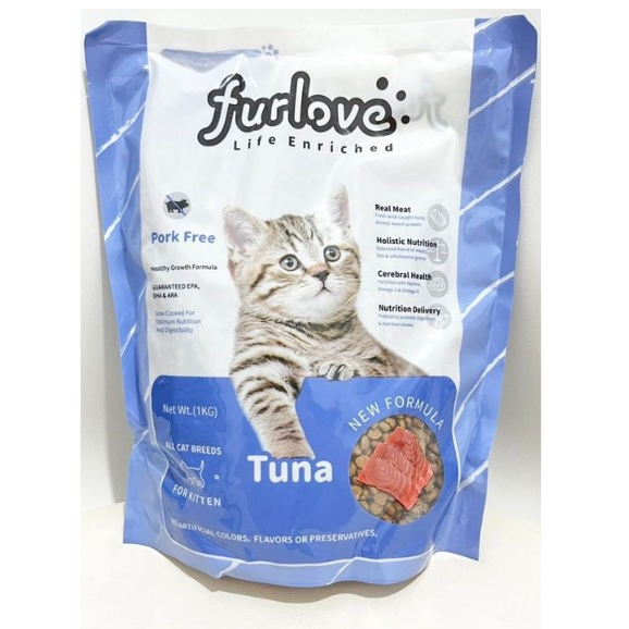 MAKANAN KUCING FURLOVE KITTEN TUNA, FURLOVE KITTEN TUNA
