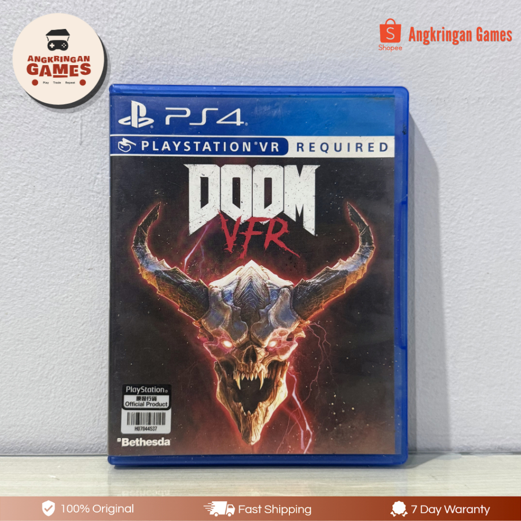 BD Kaset DOOM VFR PS4 Original Second Bekas | Game Disc Untuk VR FPS Shooter Action Seru PlayStation
