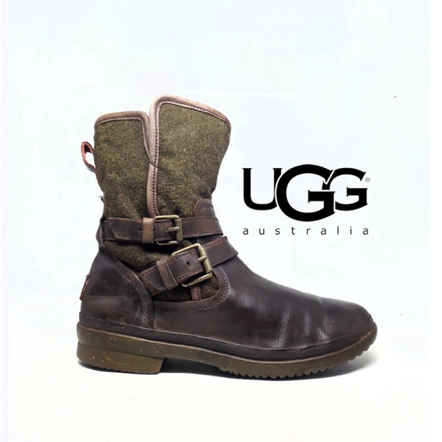 UGG Australia Sepatu Engineer Boots leather