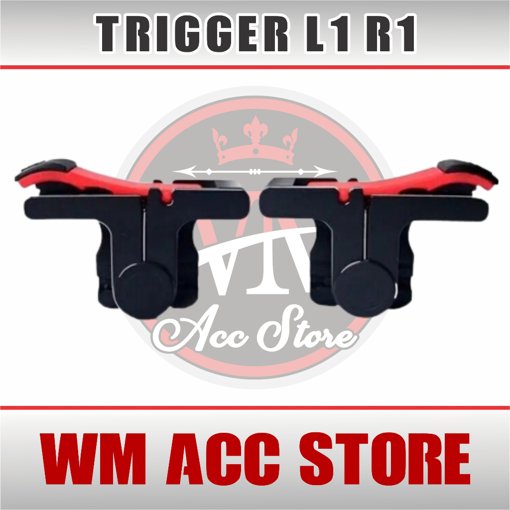 Trigger D9 - Joystick L1 R1 Mobile Gaming Shooter PUBG CODM FF