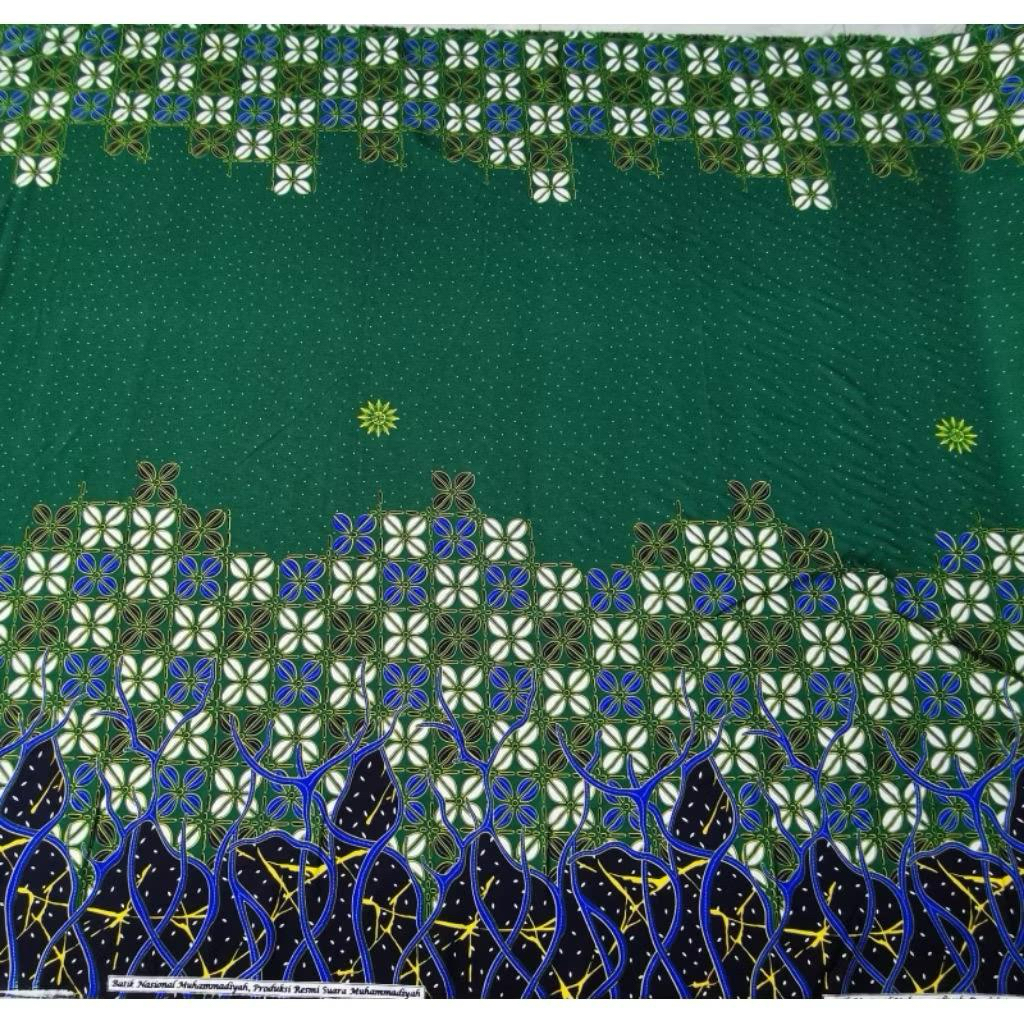 Kain Batik Muhammadiyah Nasional Bahan Sandwosh Halus&Licin