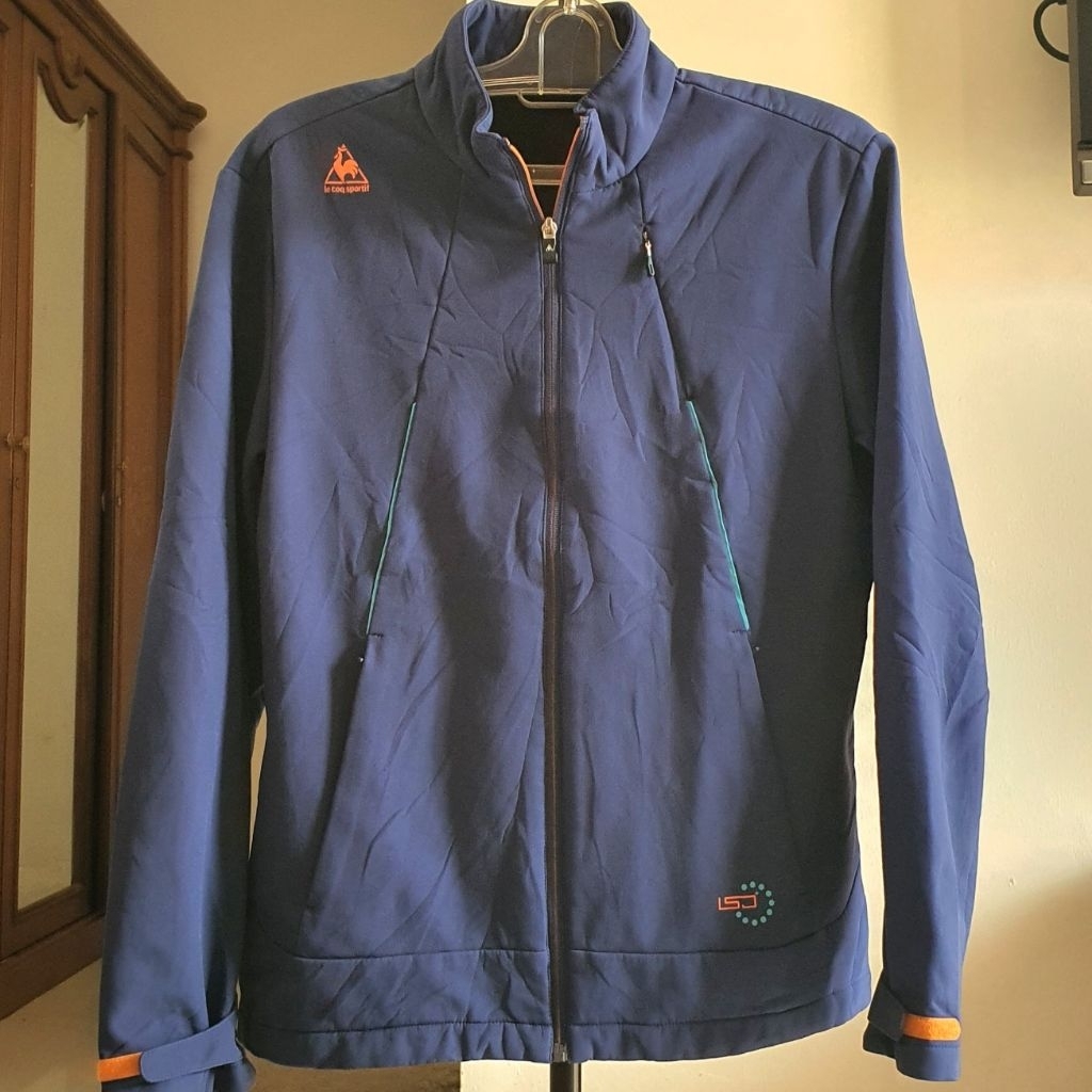 Jaket tracktop Lecoq Sporty Navy