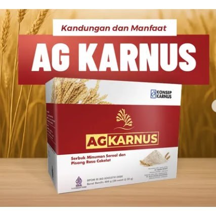 AG KARNUS Nutrisi Pendamping Diabetes - AG Cereal - Alga Gold Cereal Original - Herbal Lambung Kroni