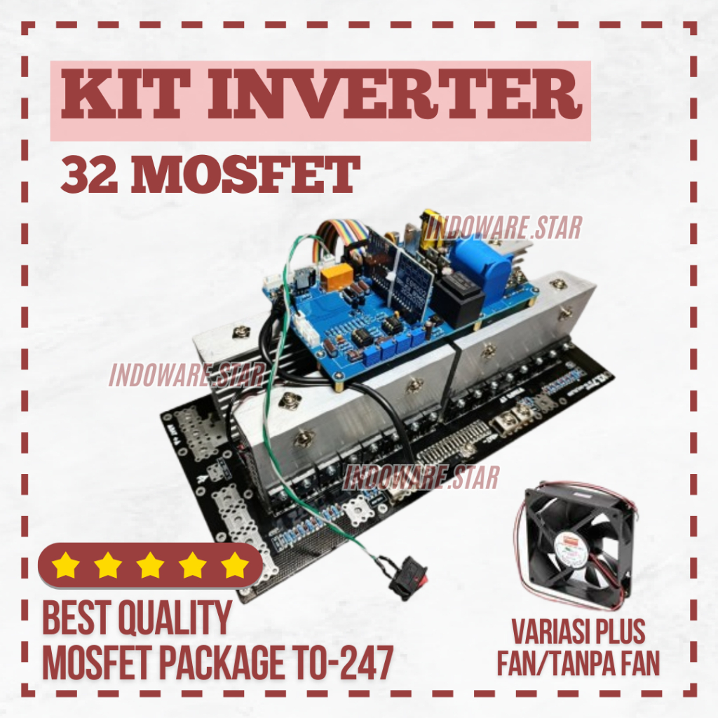 Kit Inverter Modul Driver Pure Sine Wave EGS002 32 Mosfet TO-247 32fet TO247 EGS 002