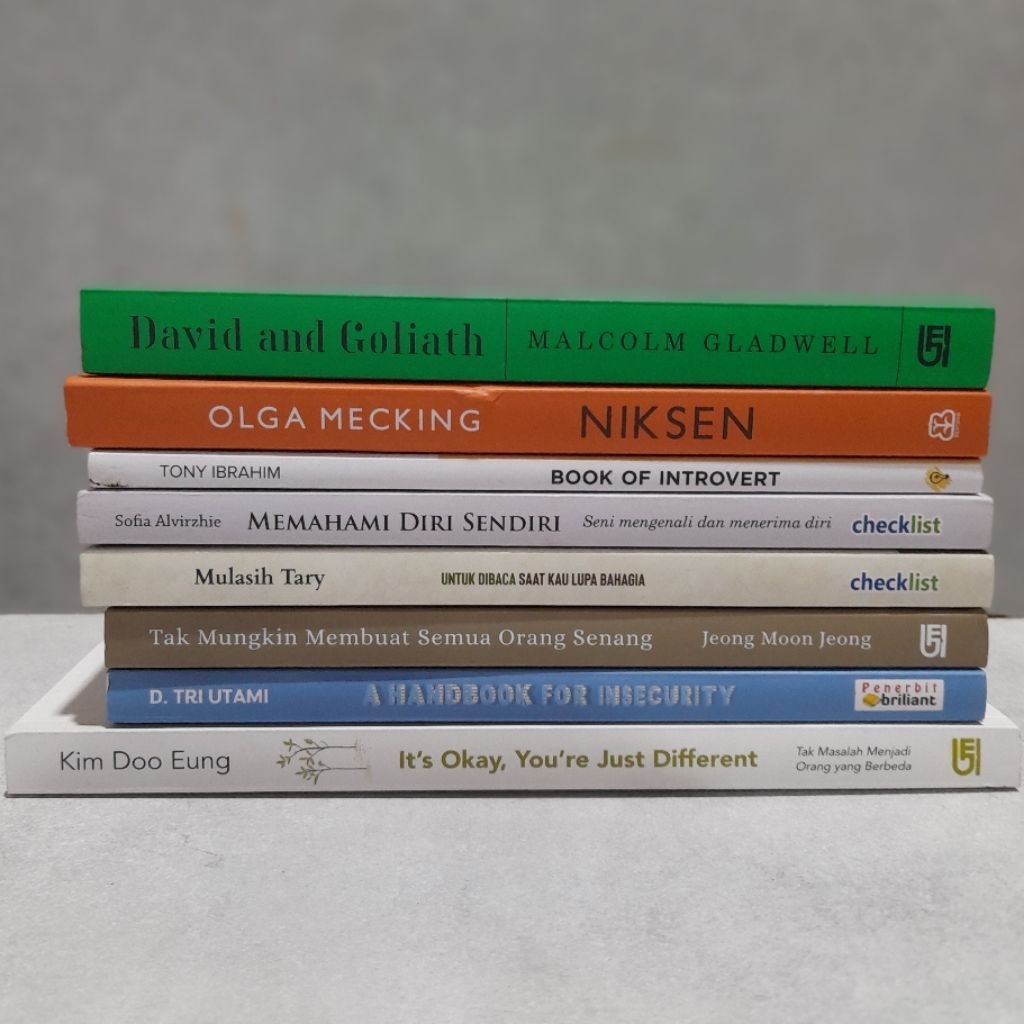 PRELOVED  Buku bekas tema Self-improvement / Self-love  part 2