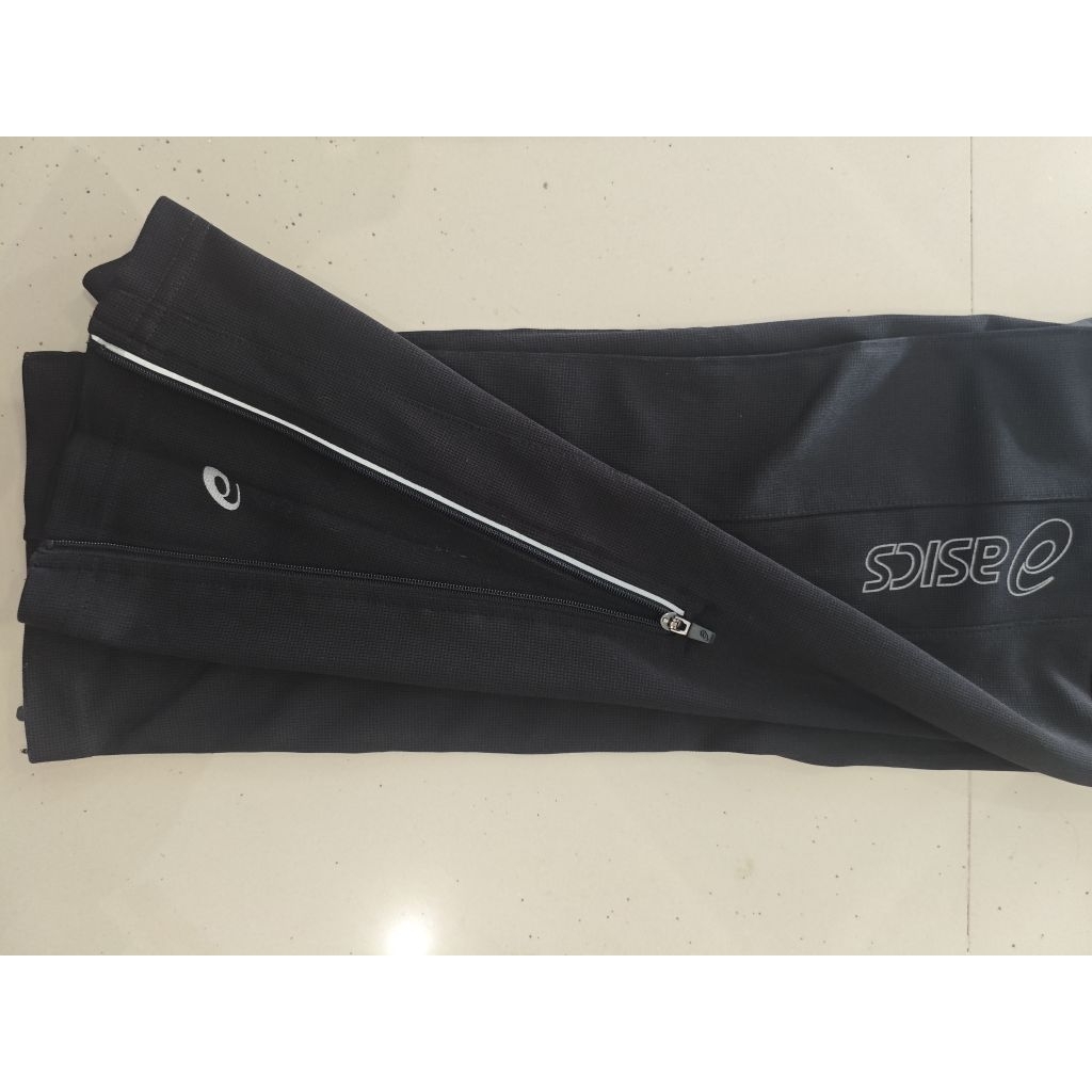 Trackpant Training Celana Panjang Olahraga ASICS Hitam Preloved