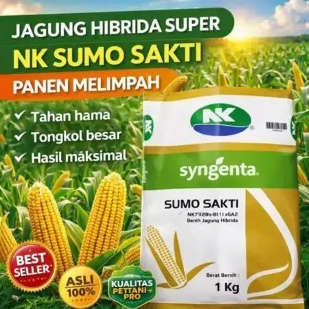 Benih Jagung Sumo Sakti 1 kg - Benih NK Sumo Sakti 1kg Benih Jagung Tongkol Besar