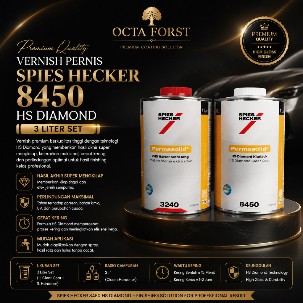 Pernis Vernish Spies Hecker 8450 500ml set 3:1