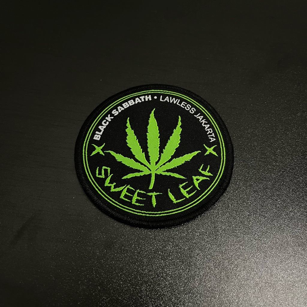 Patch Lawless Jakarta x Black Sabbath - Sweet Leaf