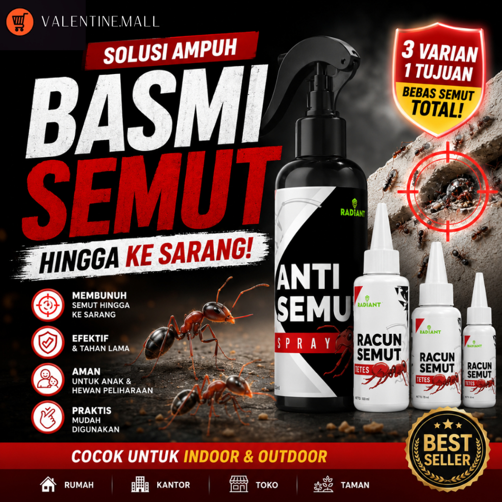 RACUN PEMBASMI SEMUT RAS SUPER AMPUH OBAT RACUN ANTI SEMUT PENGUSIR SEMUT MERAH SEMUT RANGRANG  PEMB