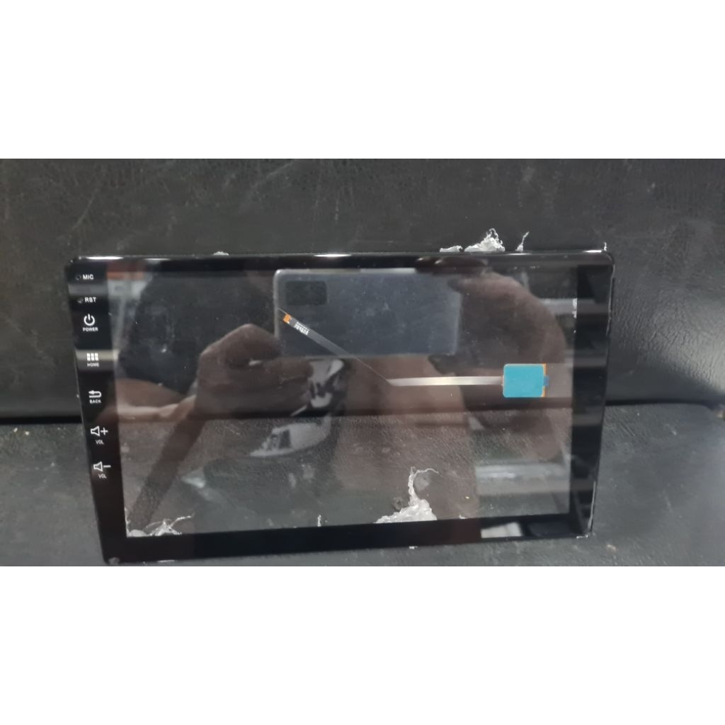 Kaca touch screen Head Unit android mobil 9 inch 6 pin kondisi RUSAK
