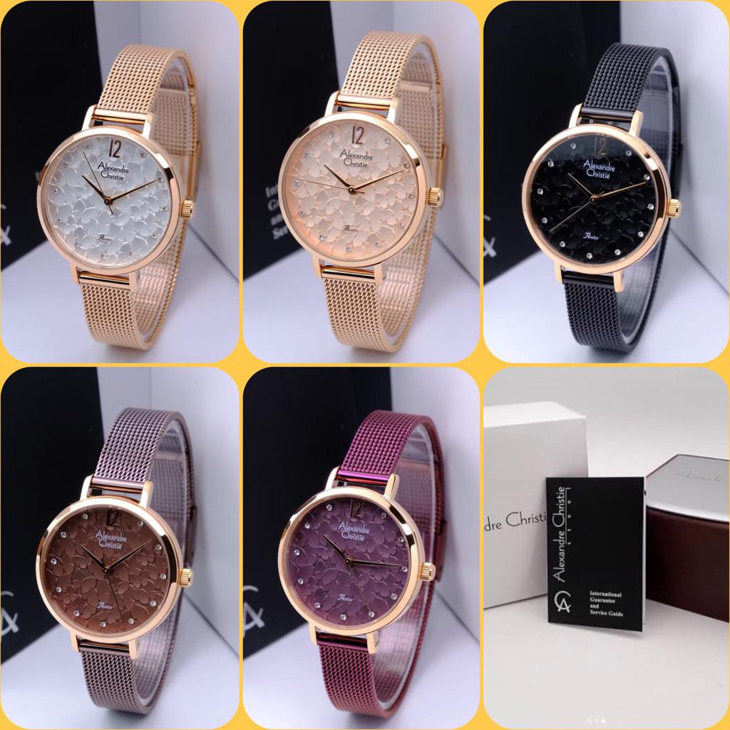 JAM TANGAN WANITA ALEXANDRE CHRISTIE AC 2728 LH / AC 2728 / 2728 ORIGINAL STAINLESS STEEL GARANSI RE
