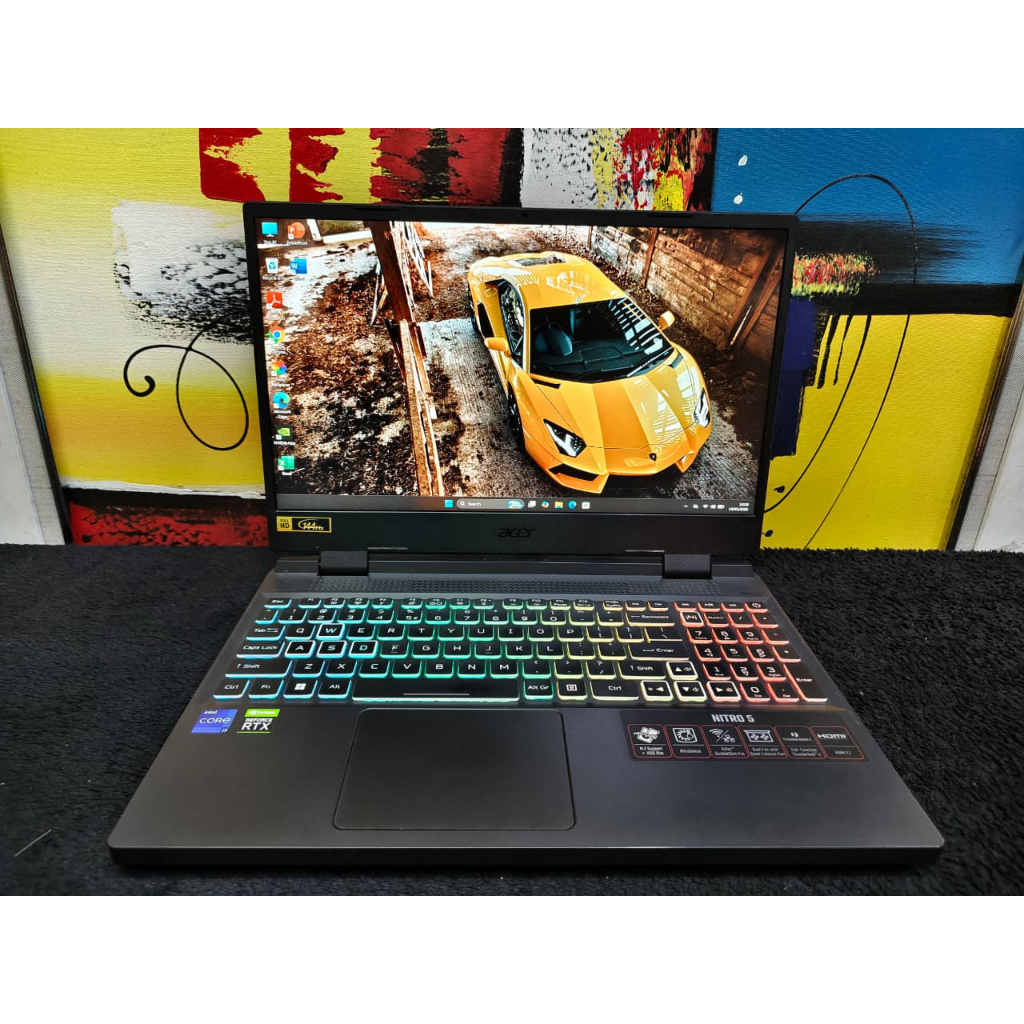 Laptop gaming Acer nitro 5 Core i5 12500H Gen 12 8/512 RTX 3050