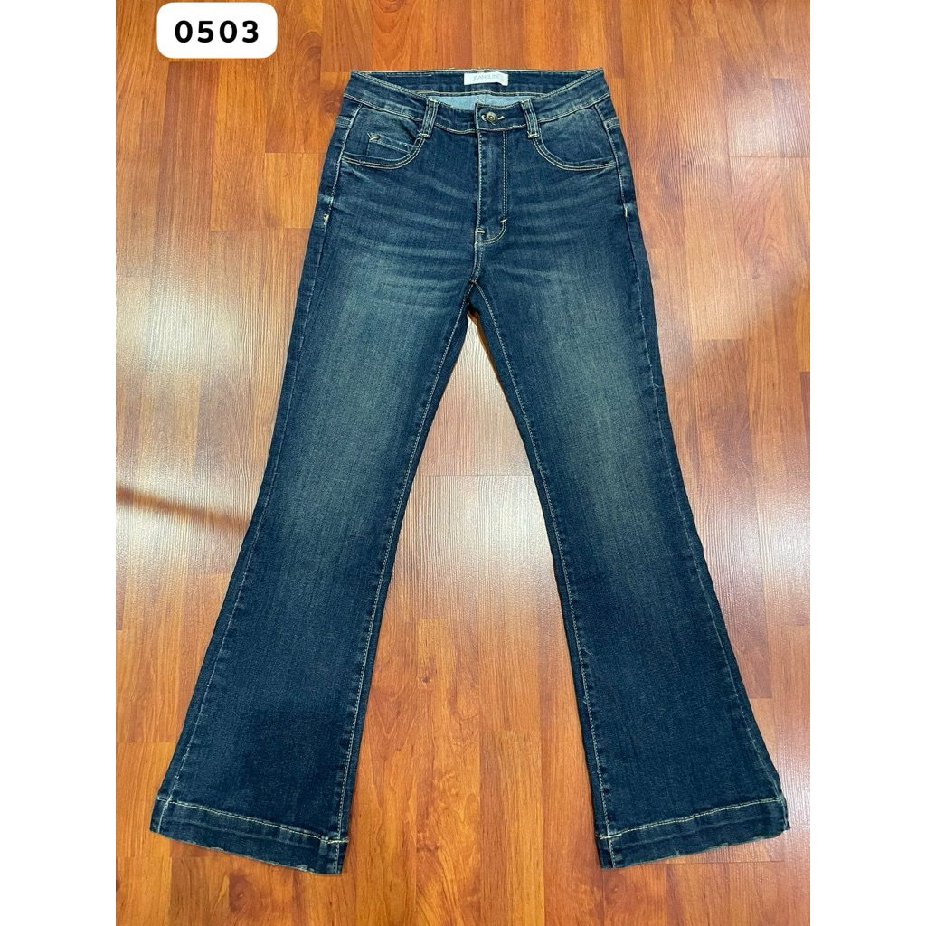 CUTBRAY JEANSLINE RIPPED JEANS-Celana Cutbray7/9 Bahan Jeans Stretch, Lenbut, Nyaman Dipakai Jeansli