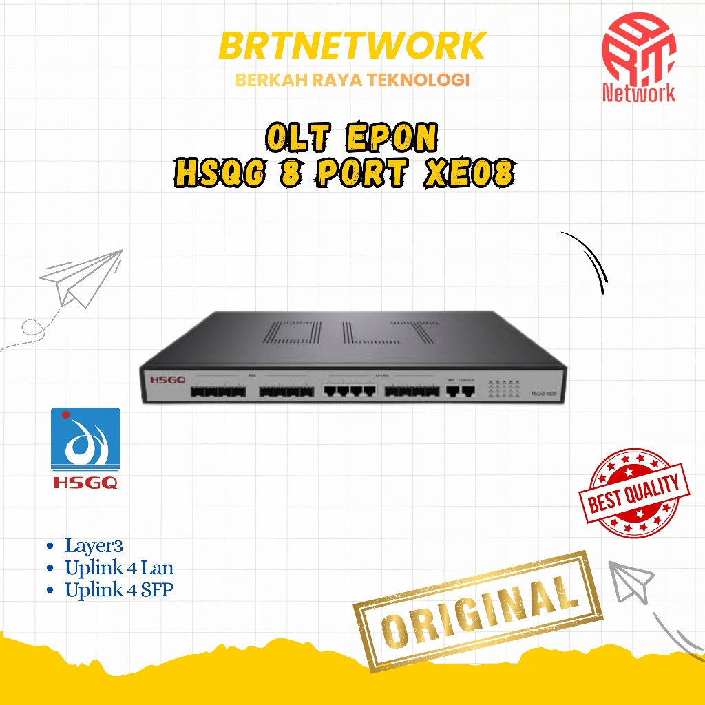 OLT Epon HSGQ 8 Port XE08