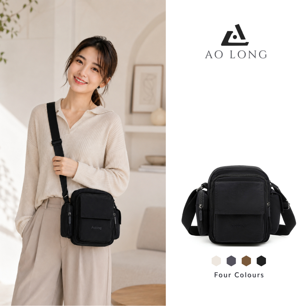 AOLONG Tas Selempang Wanita CUPITA 1358 Sling Bag Casual Dan Simple