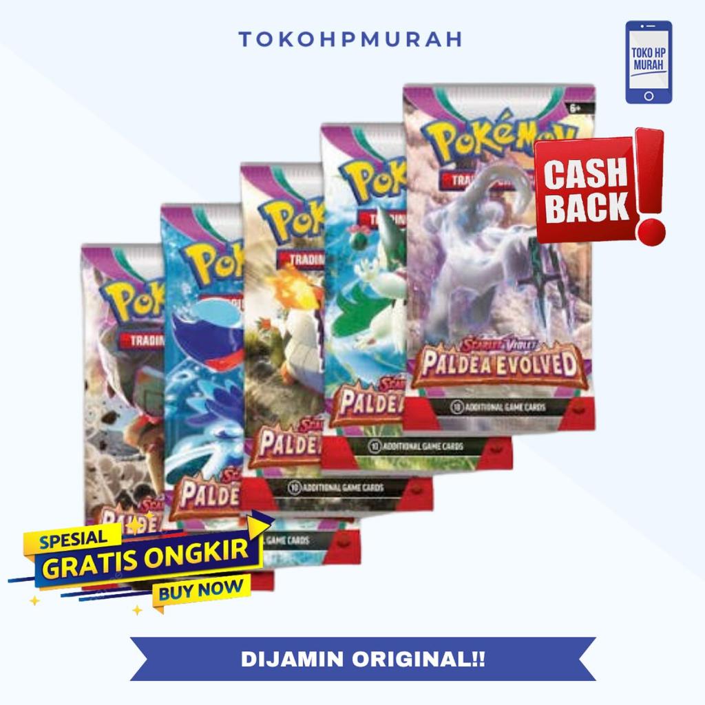 Pokemon Paldea Evolved Loose Pack Scarlet & Violet English Version Pokemon TCG Original