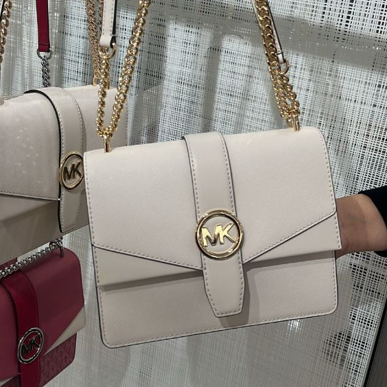 MK Greenwich Small Leather Crossbody Bag Tas Wanita Jastipan.th