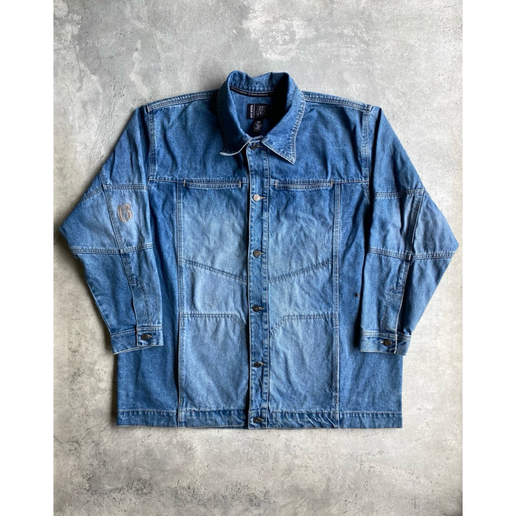 Vtg Ruff Ryders Denim Jacket Size 2XL