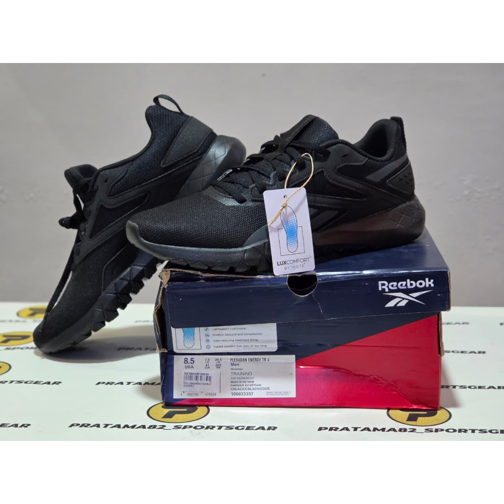 SIZE 41 ( 26.5 CM ) - REEBOK FLEXAGON ENERGY TR 4 TRAINING GYM FITNESS SHOES SEPATU OLAHRAGA PRIA FU