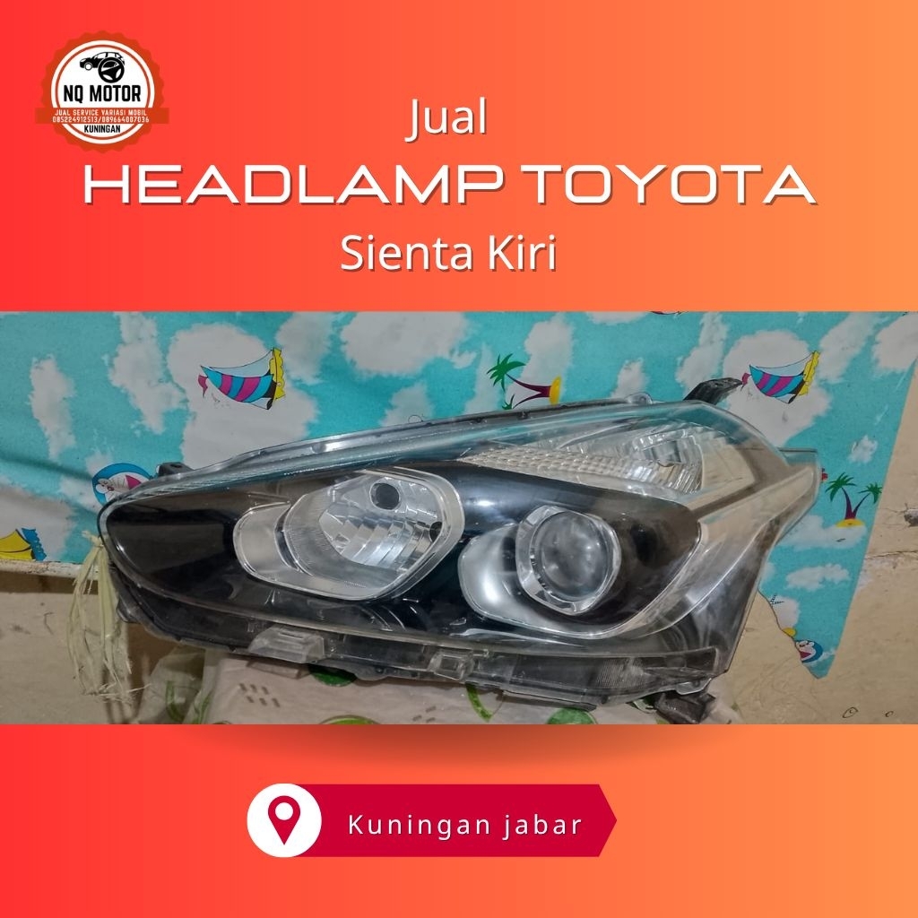 Headlamp Toyota Sienta Kiri