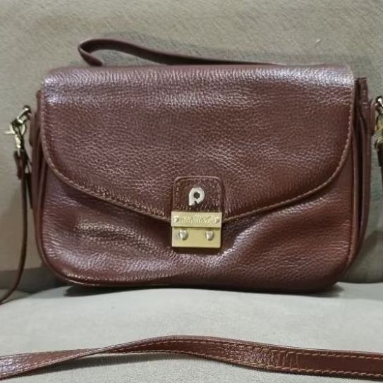 TAS SELEMPANG PAPILLON SEKEN WARNA ASEM MULUS