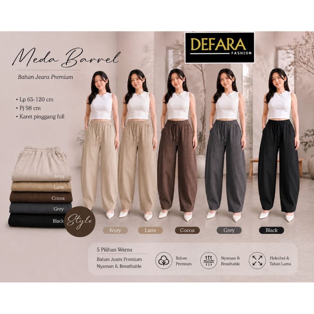 celana jeans barrel / celana barrel jeans / celana jeans wanita