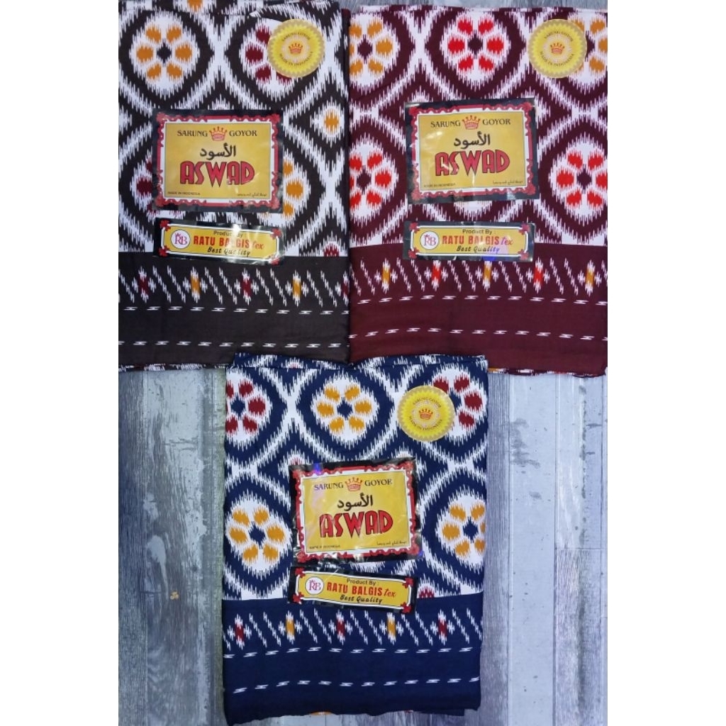 Sarung Tenun Goyor Aswad Premium 100% Original