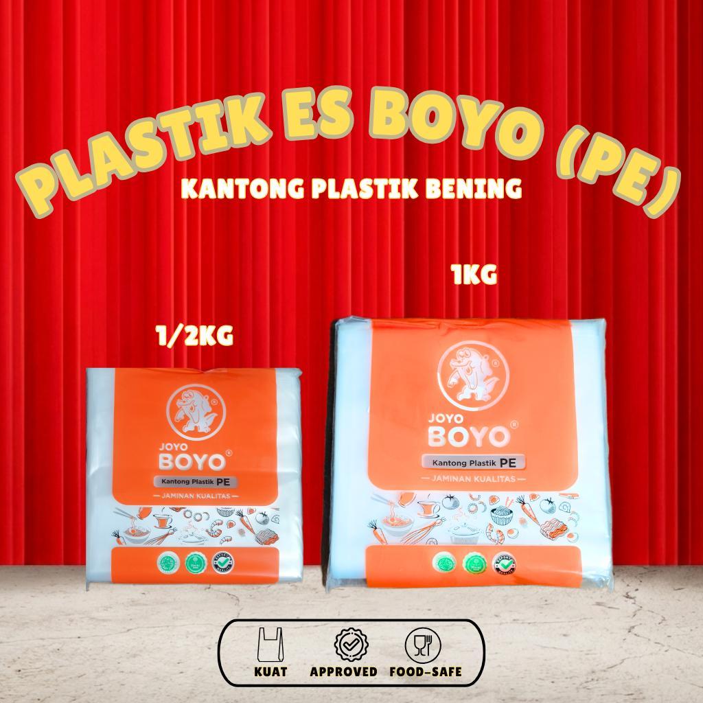 Kantong Plastik ES Joyo Boyo 1/2Kg 1Kg Plastik untuk ES Bening Transparan Lebih Tebal