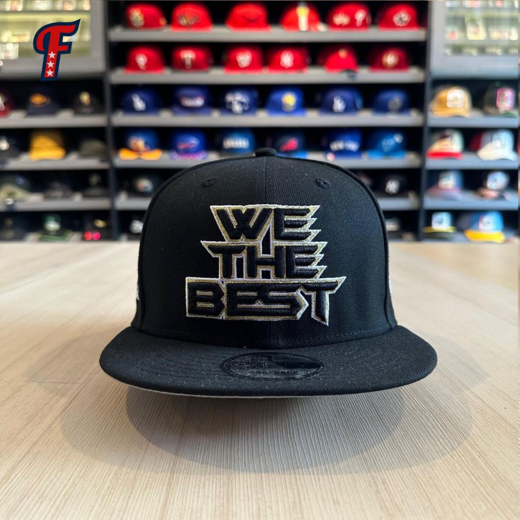 Topi NBA Finals x DJ Khaled "We The Best" Black 9FIFTY Snapback Adjustable Cap Original