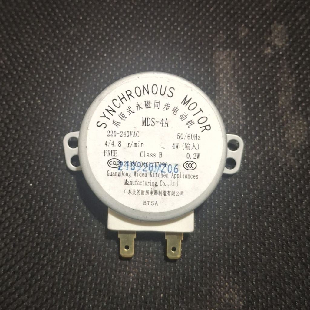 Midea Microwave Oven MDS-4A Synchronous Motor