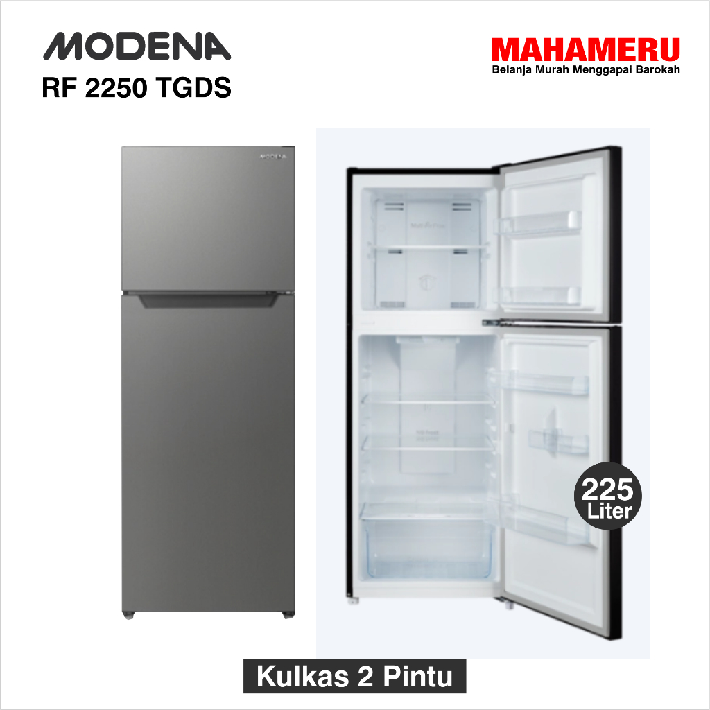 Kulkas 2 Pintu MODENA RF-2250TGDS