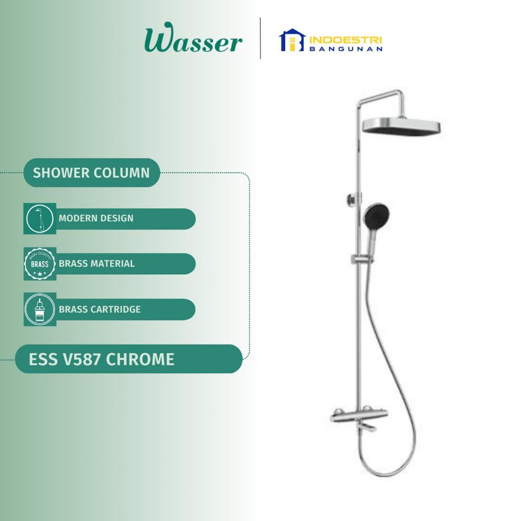 Shower Column Set Wasser ESS V587 Platinum Chrome / Wasser Shower Tiang