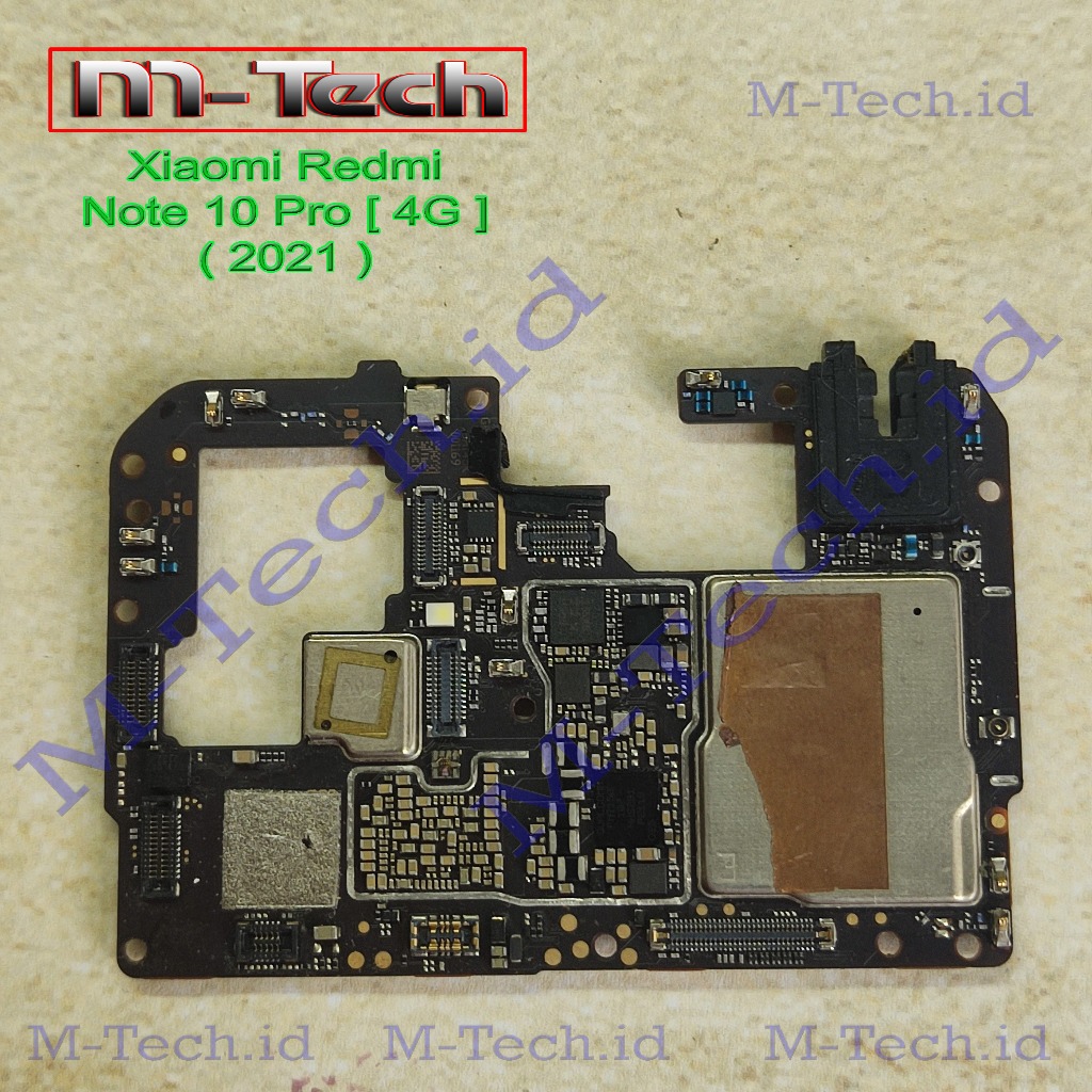 [2218] PCB Mesin Xiaomi Redmi Note 10 Pro 6/128 gb (2021) minus mati / matot