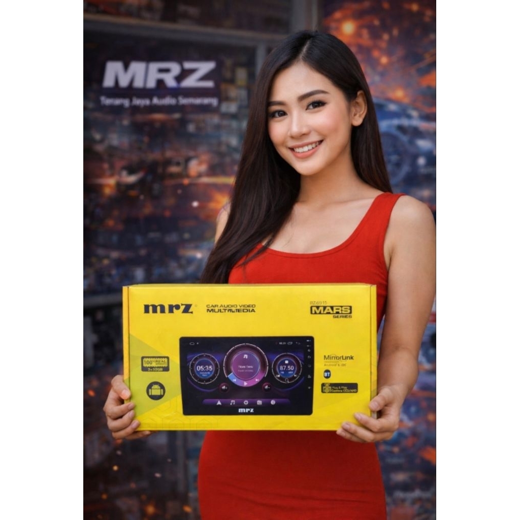 HU Android 9 inch MRZ RAM 2 32 bisa video out