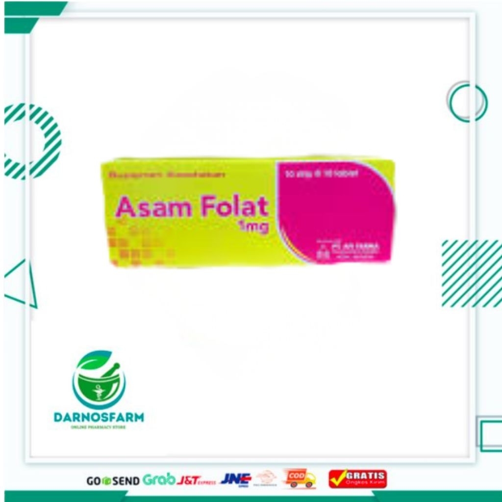 Asam Folat 1mg Afi Box