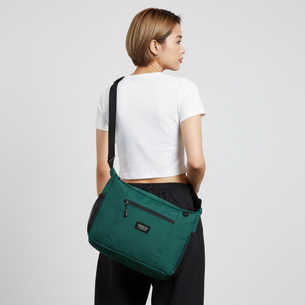 [2.2] Rown Division Sling Bag || Vellano Green Tas Selempang