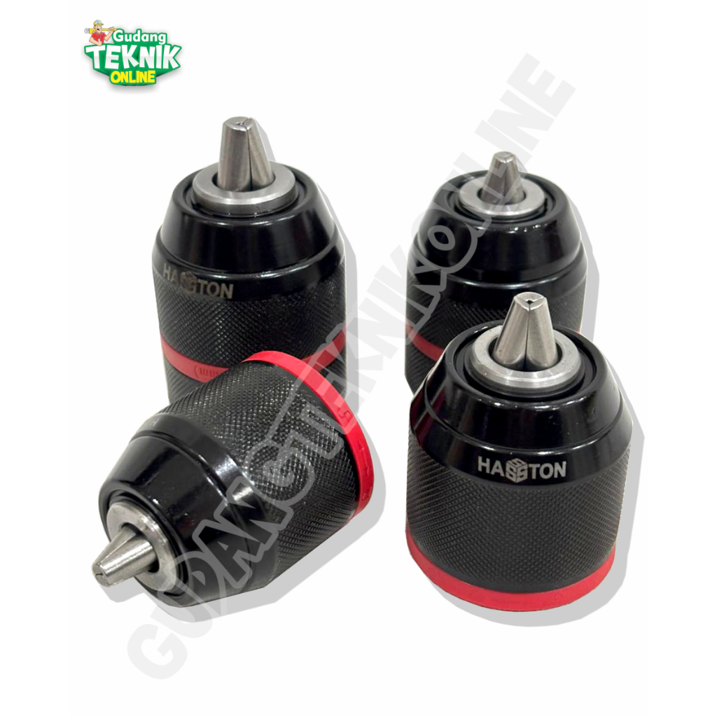 Kepala Bor Keyless 10mm 13mm 3/8" 1/2" HASSTON 0383-001 0383-002 Kepala Cordless Baterai Body Bodi B