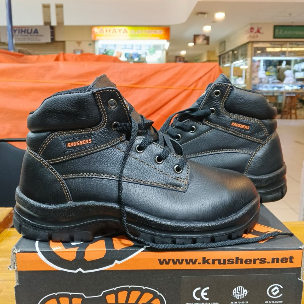 Sepatu Safety KRUSHERS DALLAS Warna Hitam Original 100%
