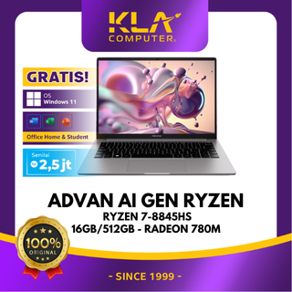 ADVAN AI GEN RYZEN 7-8845HS 16GB 512GB AMD RADEON 780M IPS