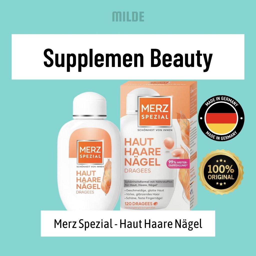 Supplemen Merz Spezial - Vitamin Kulit, Rambut & Kuku (Jerman) Made in Germany MILDE