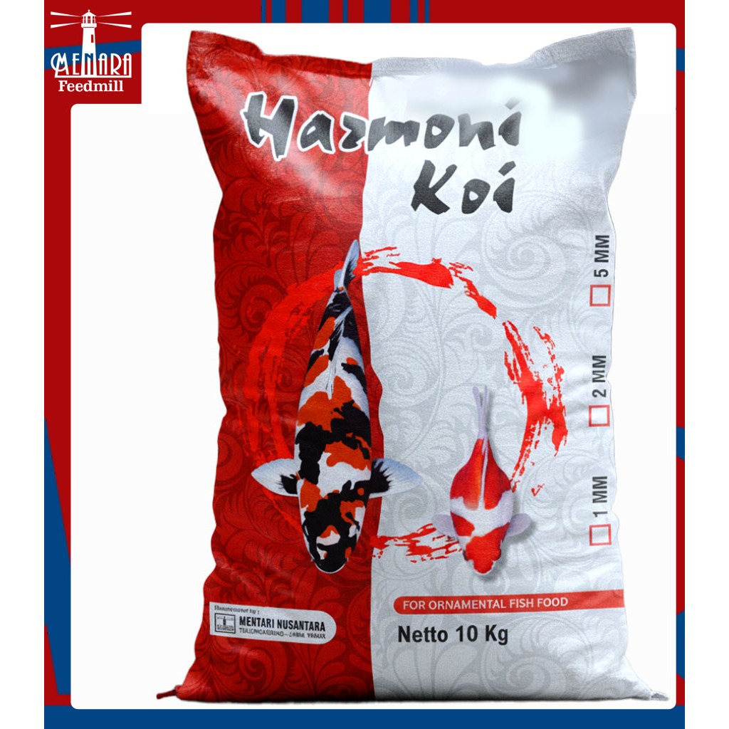 Harmoni Koi 10kg – Pakan Ikan Koi Premium Penunjang Warna dan Pertumbuhan 10kg