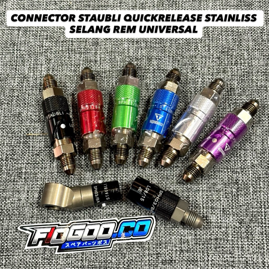 STAUBLI QUICKRELEASE STAINLESS SELANG REM THAILAND CONNECTOR QUICK REALEASE SELANG REM BANJO STAUBLI