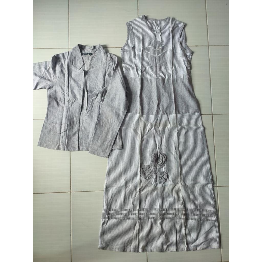 Gamis/Dress Set Rompi Anak Remaja Wanita
