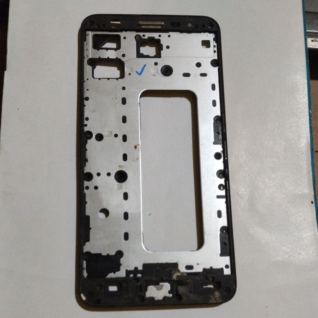Frame / Tatakan Mesin Samsung Galaxy j7 prime ( HITAM )original copotan