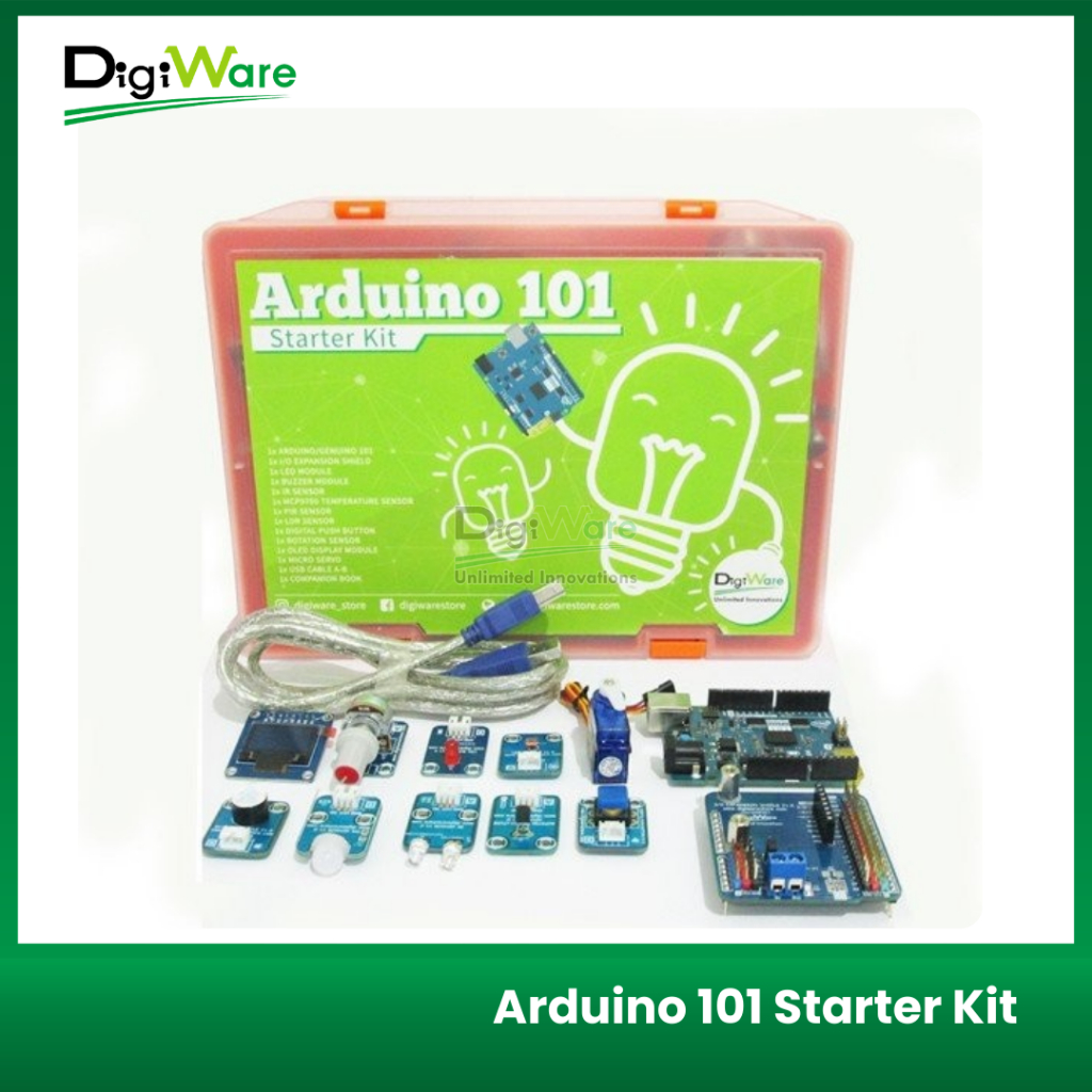 Arduino 101 Learning Kit, Paket Belajar Arduino 101