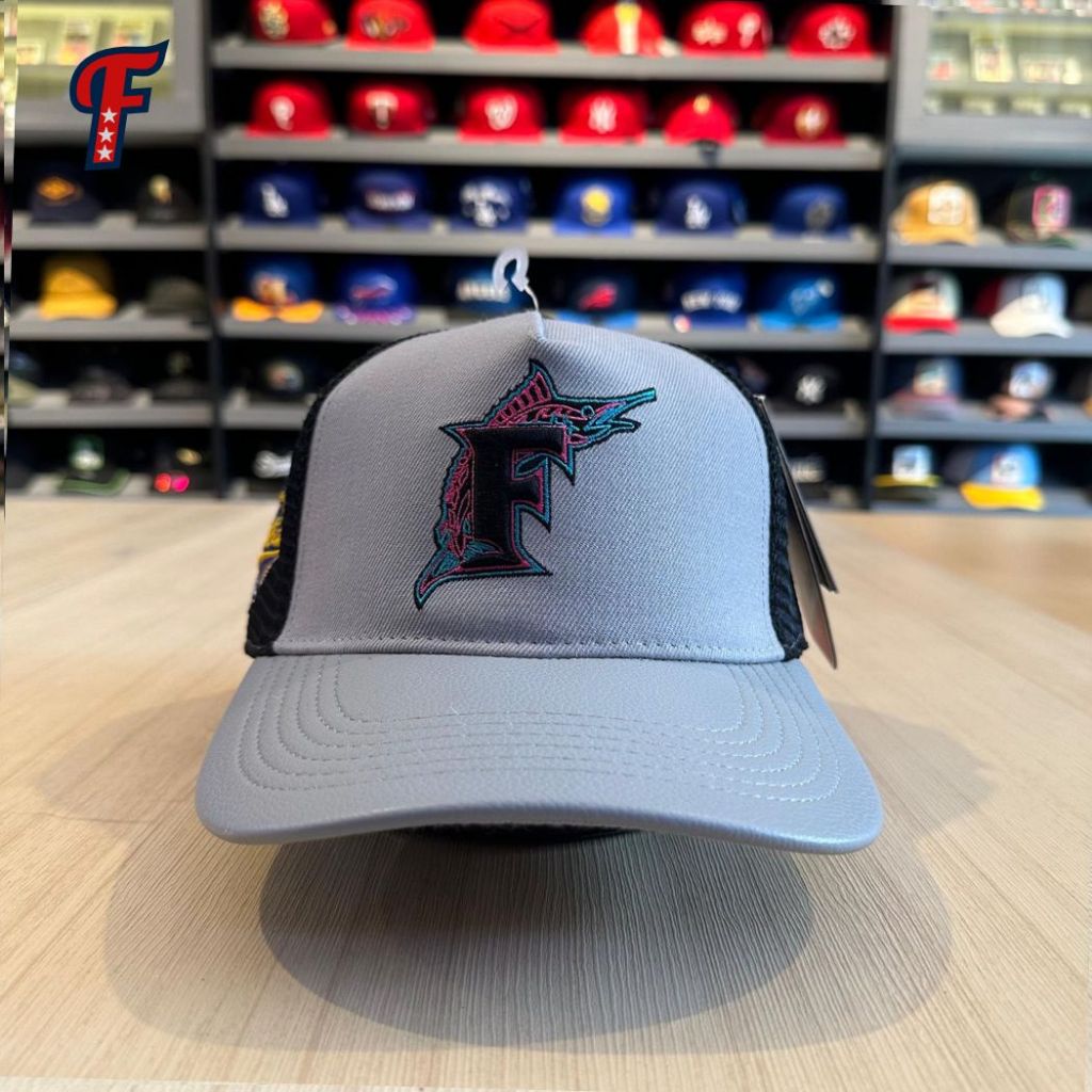 Topi Pro Standard Usa Florida Marlins Trucker Hat Original