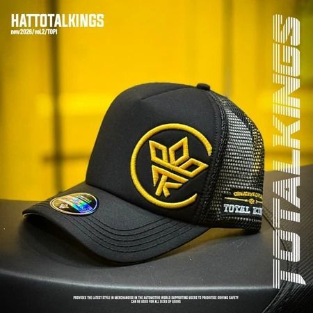 TOPI TOTAL KINGS NEW 2026 BLACK YELLOW